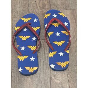 Dc Comics Wonder Woman Unisex Flip Flops For Adult Size 12 Multicolor
